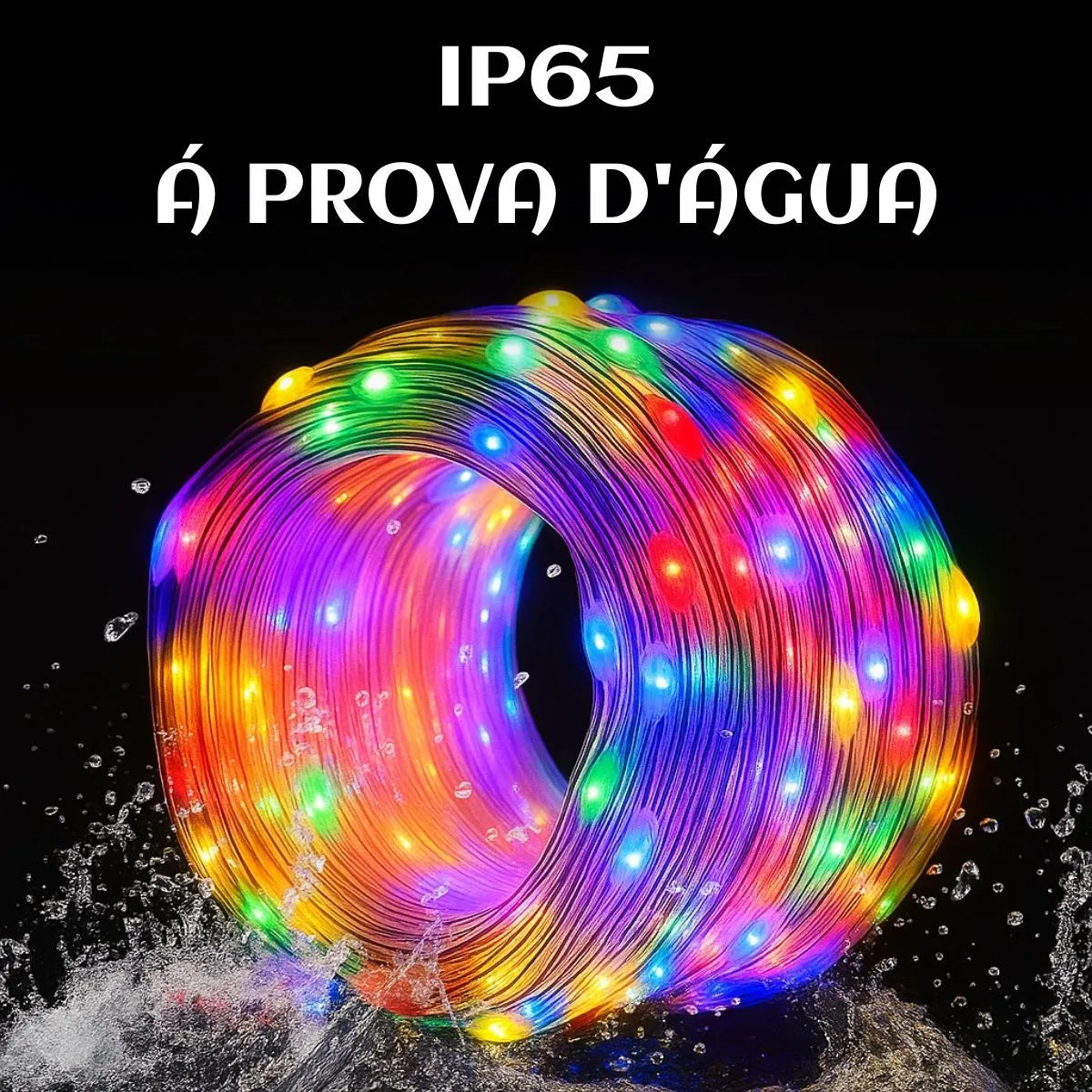 Pisca Pisca 100 Leds 10m Natal Smart Bluetooth USB 100 Controle 6 Funções IP65 Prova De Água LuvinCo