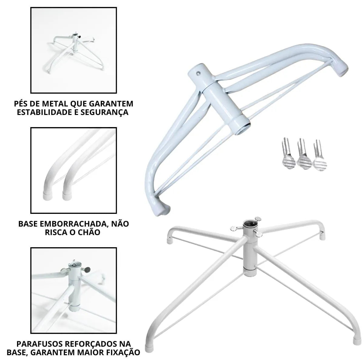 Árvore Natal Slim Nevada 1,80m 500 Galhos Pinheiro Tradicional Fina Luxo Cheia Luvinco